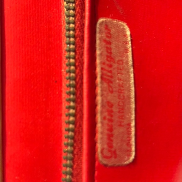 Vintage 1940’s Authentic Alligator Handbag - Picture 6 of 12